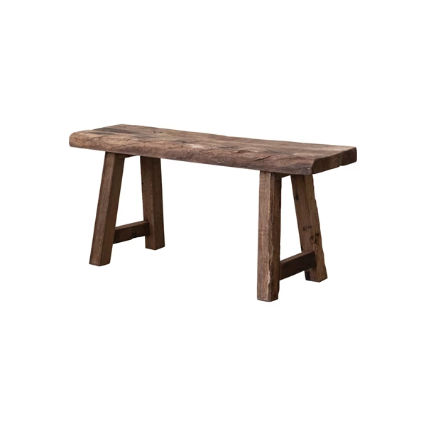creative co op Reclaimed Wood Bench KD (Each One Will Vary)