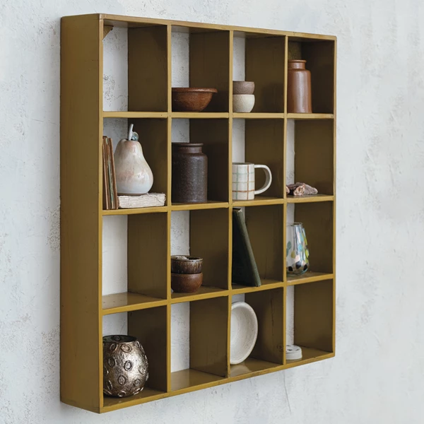 Creative Co Op Reclaimed Wood Wall Shelf (Hangs Or Sits) (Each One Will Vary)