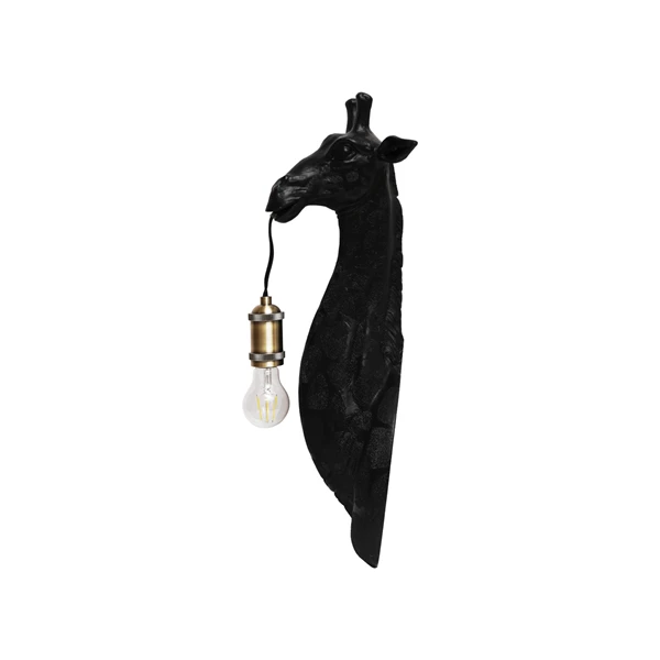 Creative Co Op Resin & Metal Giraffe Wall Sconce With Inline Switch