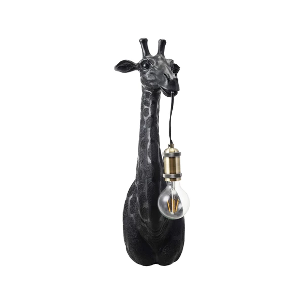 creative co op Resin & Metal Giraffe Wall Sconce with Inline Switch