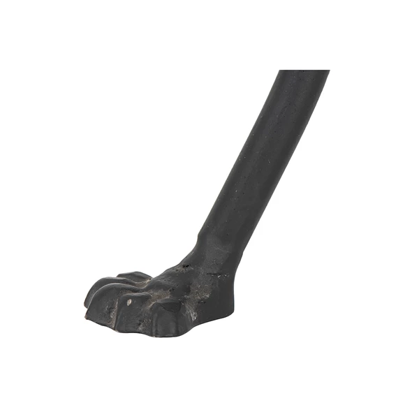 Creative Co Op Round Metal Side Table With Claw Feet