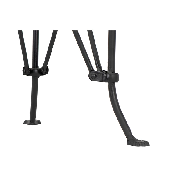 Creative Co Op Round Metal Side Table With Claw Feet