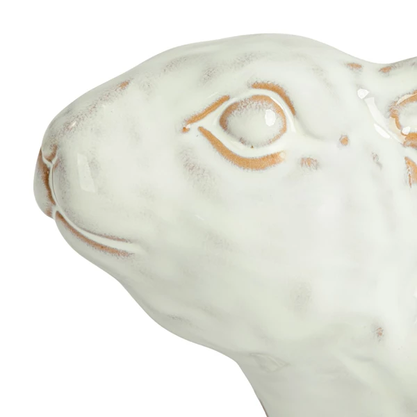 Creative Co Op Stoneware Rabbit Planter (Each One Will Vary)