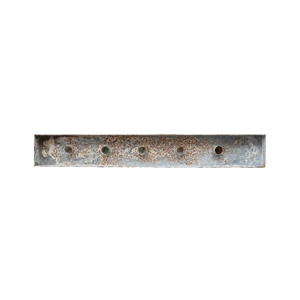 creative co op Taper Holder Tray Distressed Zinc Finish (Holds 6 Tapers)