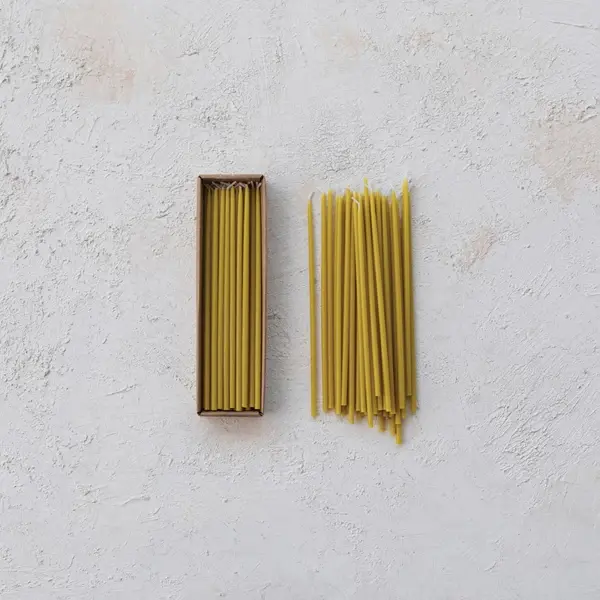 Creative Co Op Unscented Thin Taper Candles In Box Set Of 36