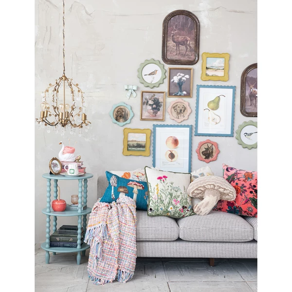 Creative Co Op Wood Framed Vintage Reproduction Wall Décor 2 Styles