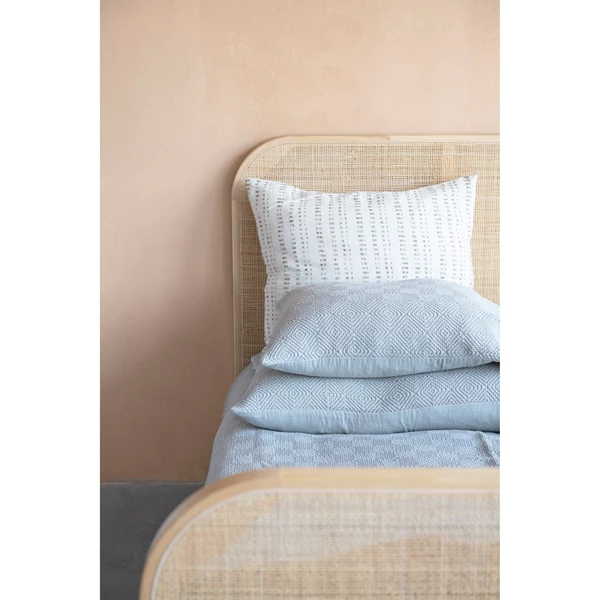 Creative Co Op Woven Cotton Jacquard Bed Cover With 2 Standard Shams Queen Set Of 3