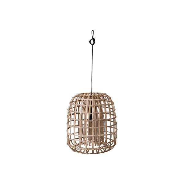 creative co op Woven Rattan & Bamboo Pendant Lamp 6' Cord