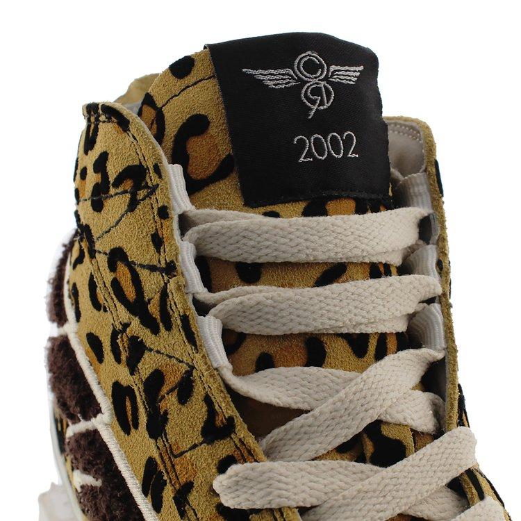 Creative Recreation CREATIVE RECREATION WOMEN'S ZEUS HI SUEDE LEOPARD PRINT TAN/BLACK