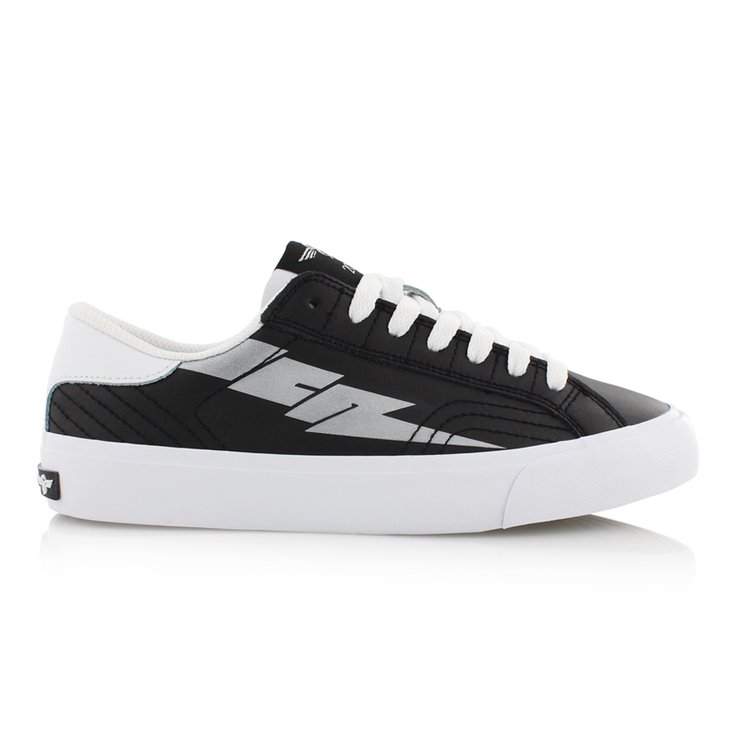 Creative Recreation CREATIVE RECREATION WOMEN'S ZEUS LO LEATHER BLACK SILVER