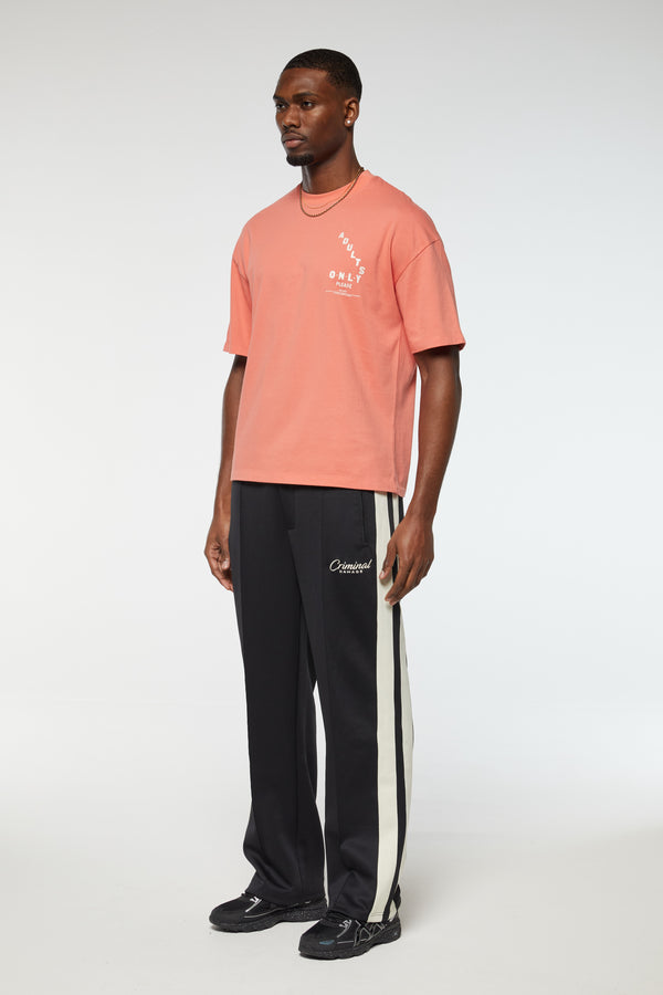 Criminal Damage ADULTS ONLY T-SHIRT CORAL