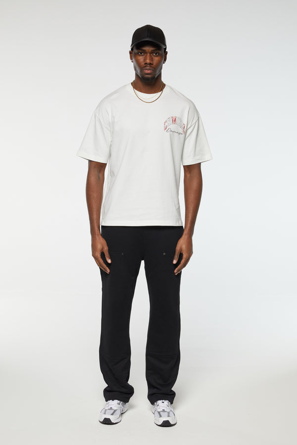 Criminal Damage DIAMOND RING T-SHIRT WHITE