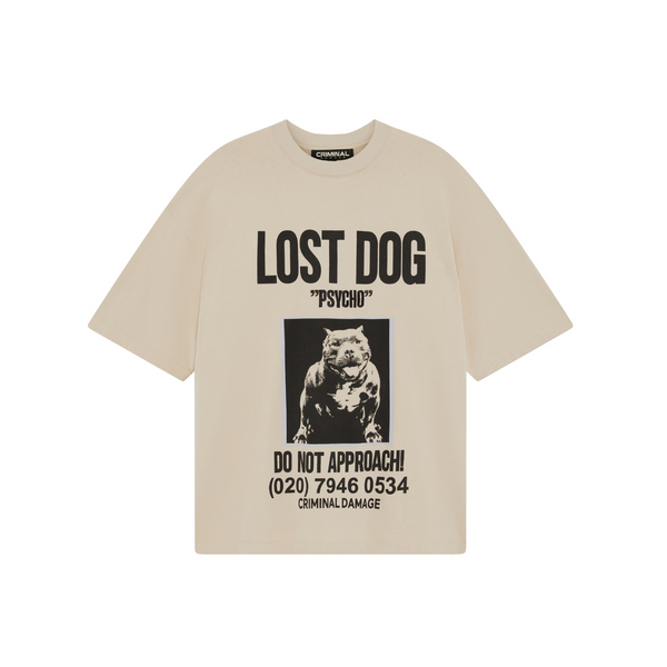 criminal damage LOST DOG T-SHIRT STONE