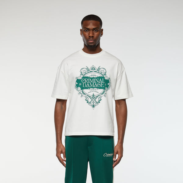 Criminal Damage OPULENCE T-SHIRT OFF-WHITE