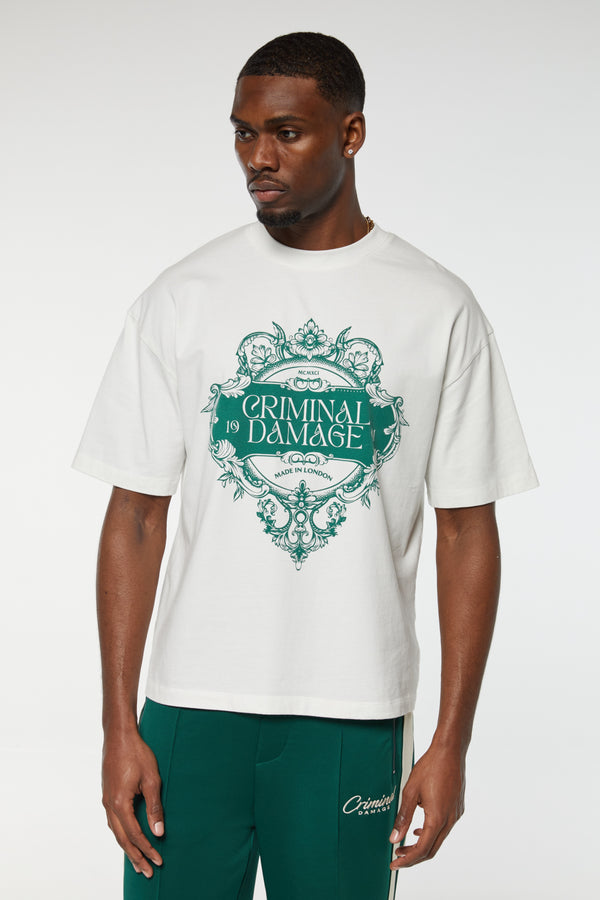 Criminal Damage OPULENCE T-SHIRT OFF-WHITE