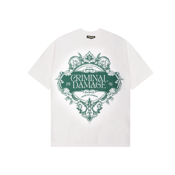 criminal damage OPULENCE T-SHIRT OFF-WHITE