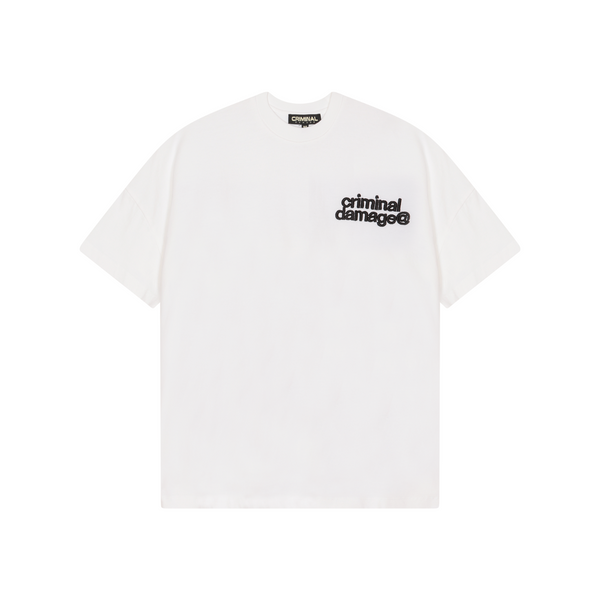 Criminal Damage POLAROID T-SHIRT OFF-WHITE