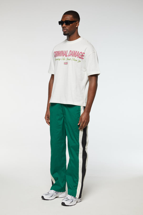 Criminal Damage SNAP VENT CARGO PANTS GREEN