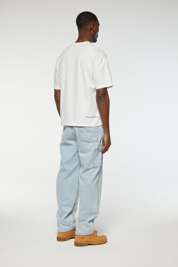 Criminal Damage THE DAMAGE T-SHIRT OFF-WHITE