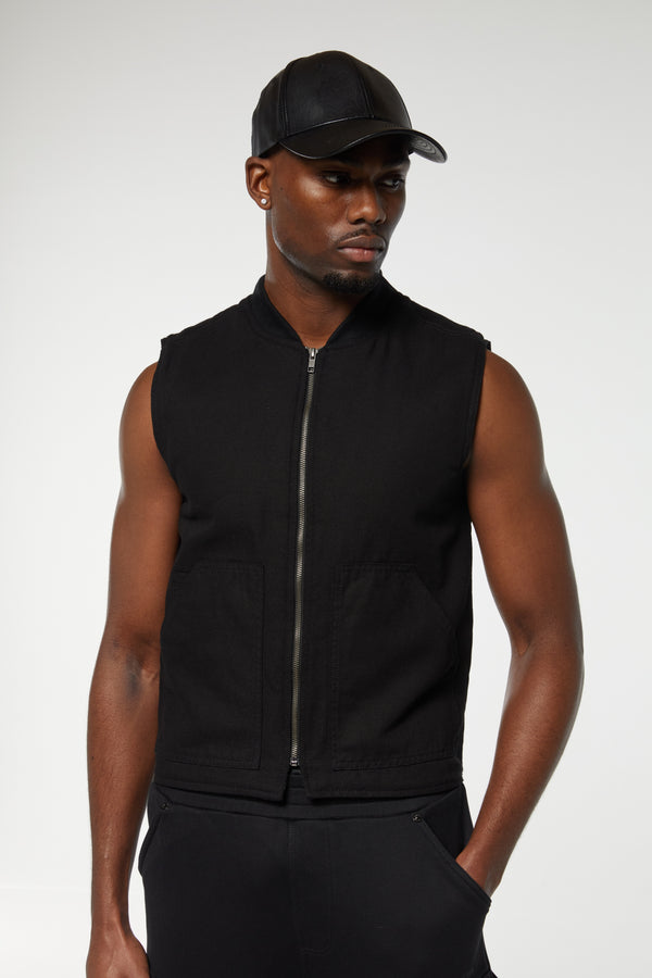 Criminal Damage WORKWEAR VEST BLACK