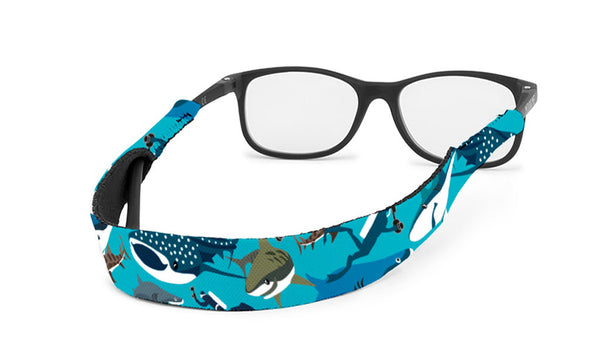croakies Kids Original Croakies - Prints Shark Dive