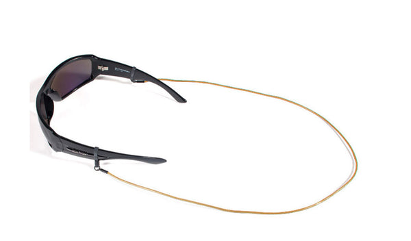 Croakies Round Leather Cords Black