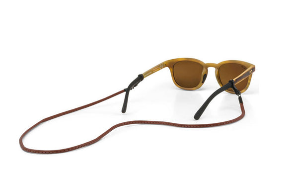 Croakies Sewn Leather Cords Black