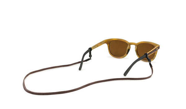 Croakies Sewn Leather Cords Black