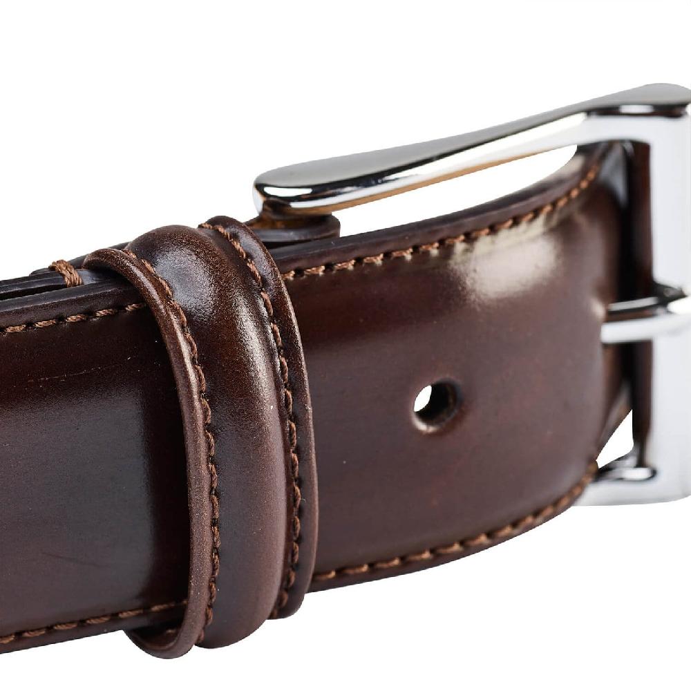 Crockett & Jones Belt - Cordovan Dark Brown Shell Cordovan