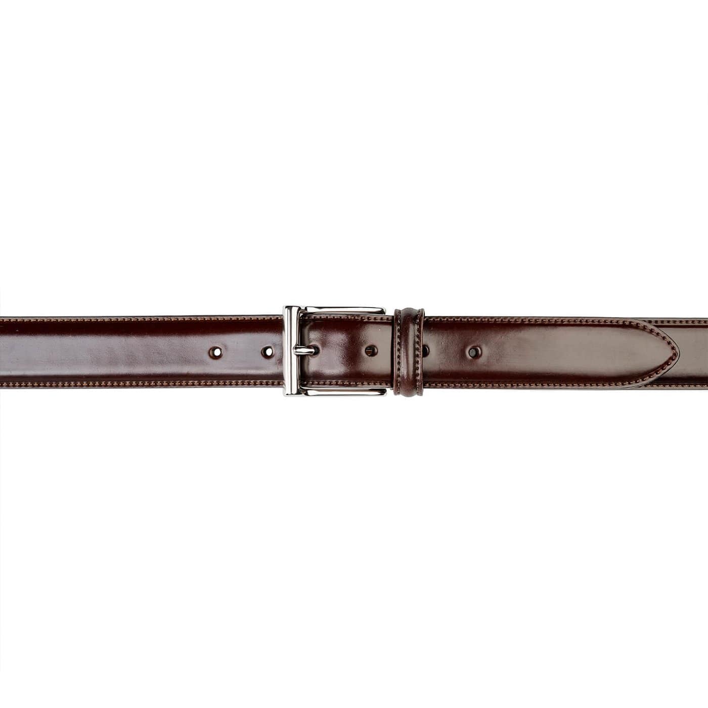 Crockett & Jones Belt - Cordovan Dark Brown Shell Cordovan