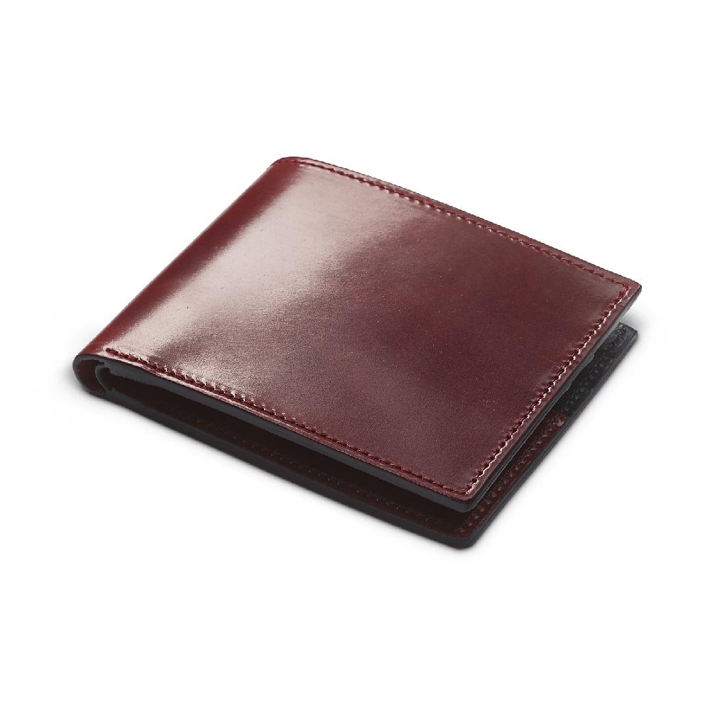 Crockett & Jones Billfold Wallet Cordovan Burgundy Shell Cordovan
