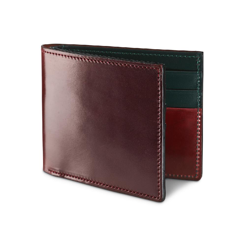 crockett & jones Billfold Wallet Cordovan Burgundy Shell Cordovan