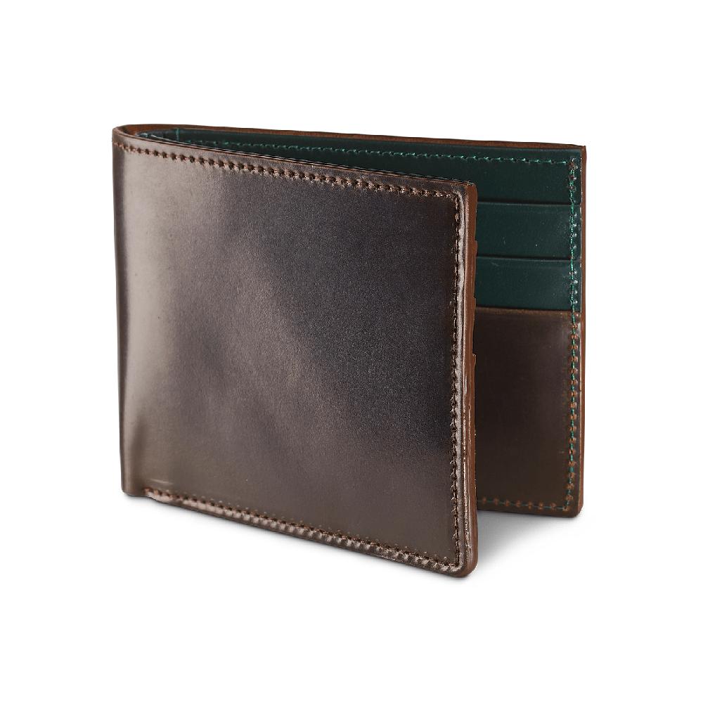 crockett & jones Billfold Wallet Cordovan Dark Brown Shell Cordovan