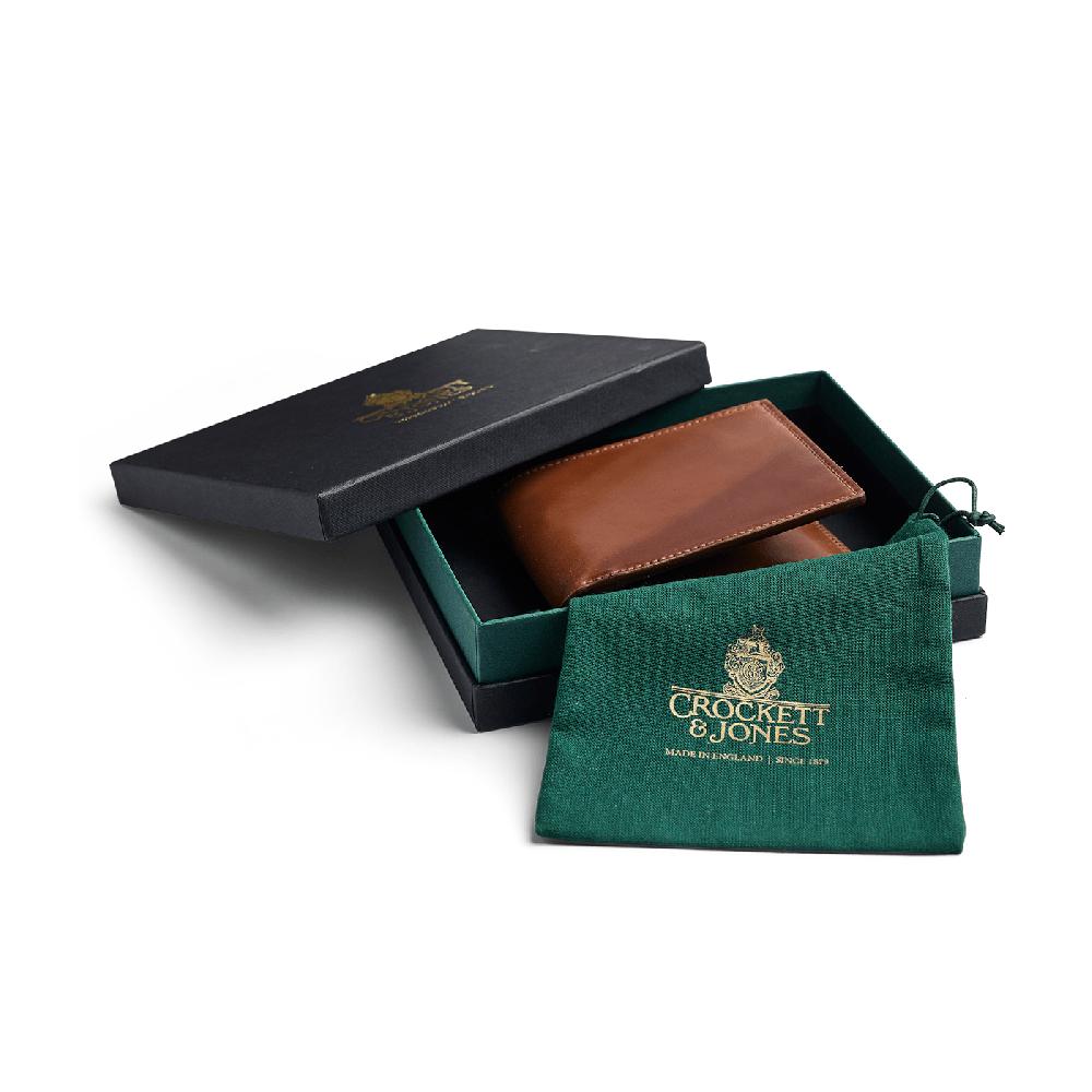 Crockett & Jones Billfold Wallet Cordovan Whisky Shell Cordovan