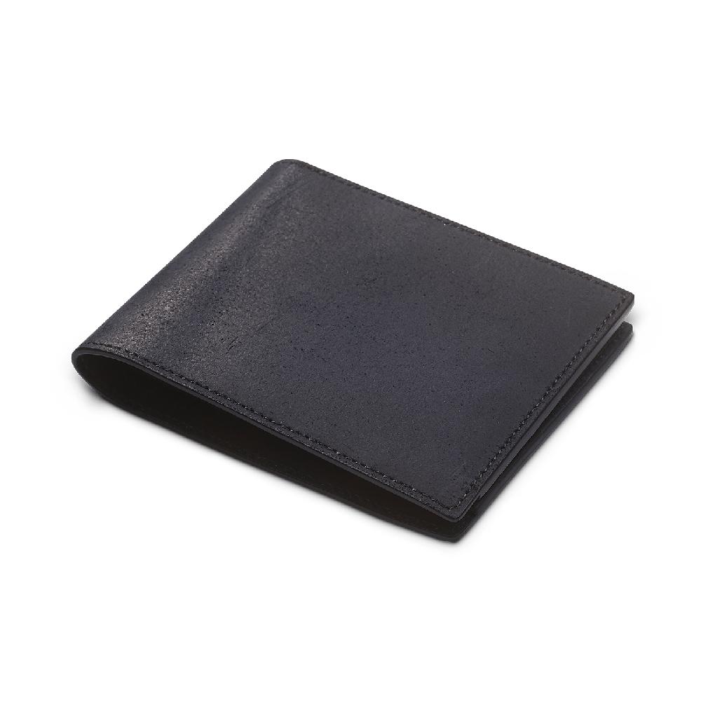 Crockett & Jones Billfold Wallet Rough-Out Suede Black Rough-Out Suede