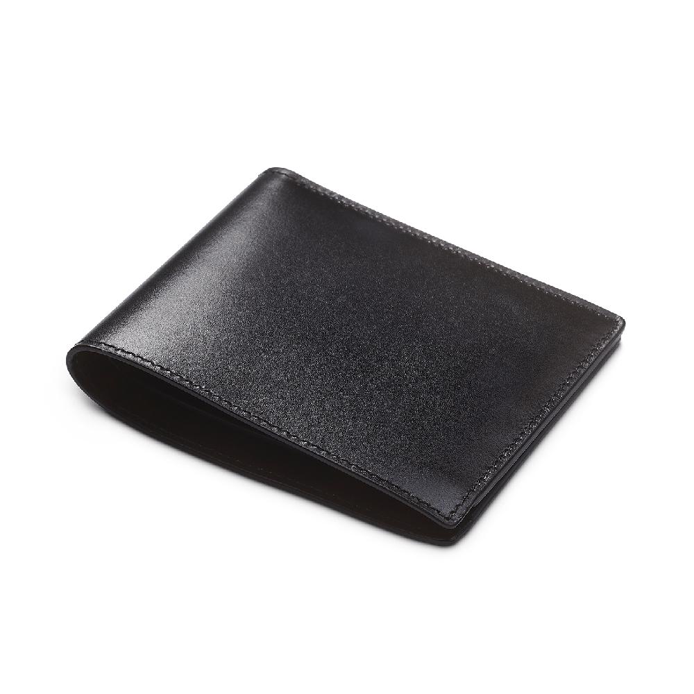 Crockett & Jones Billfold Wallet Smooth Leather Black Calf