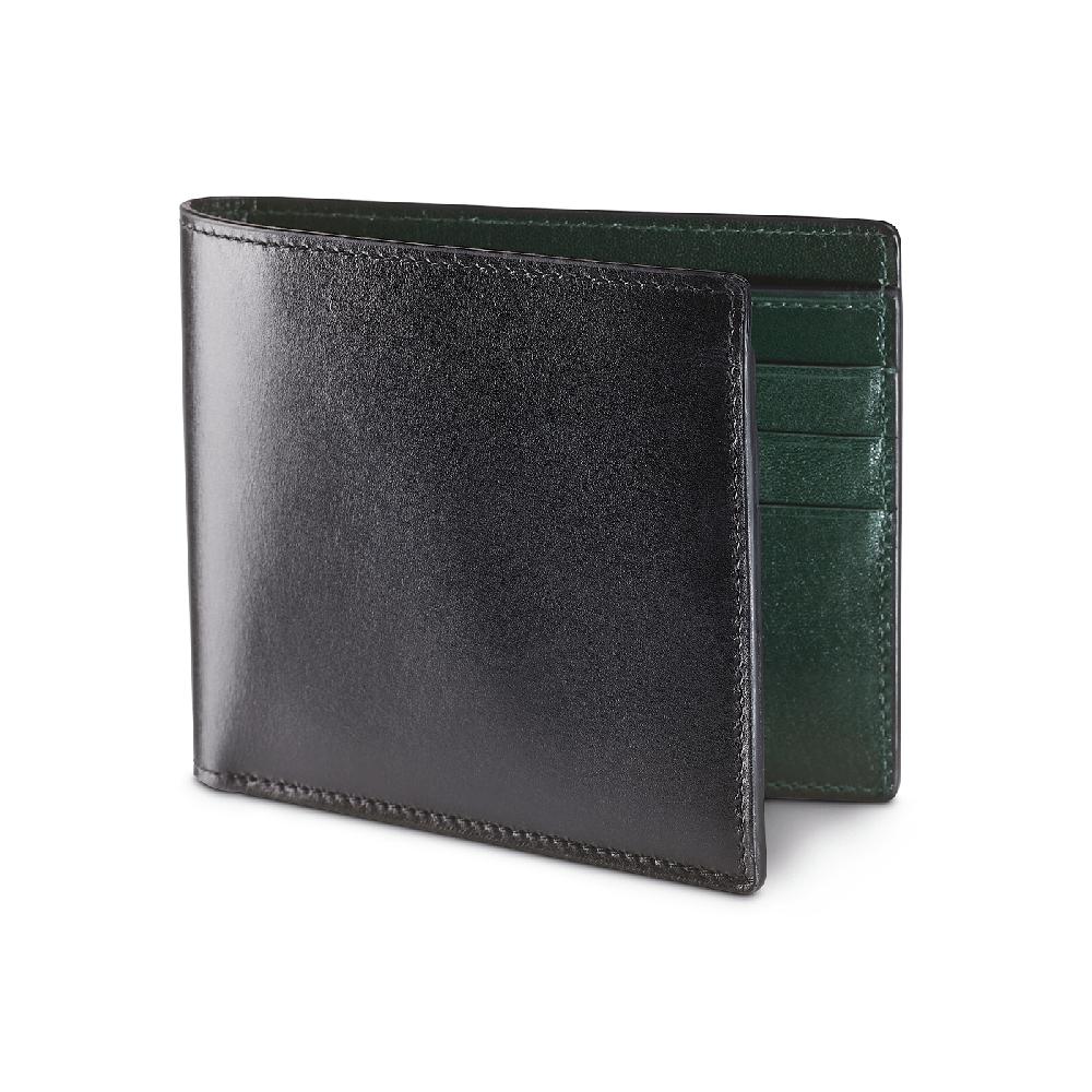 crockett & jones Billfold Wallet Smooth Leather Black Calf