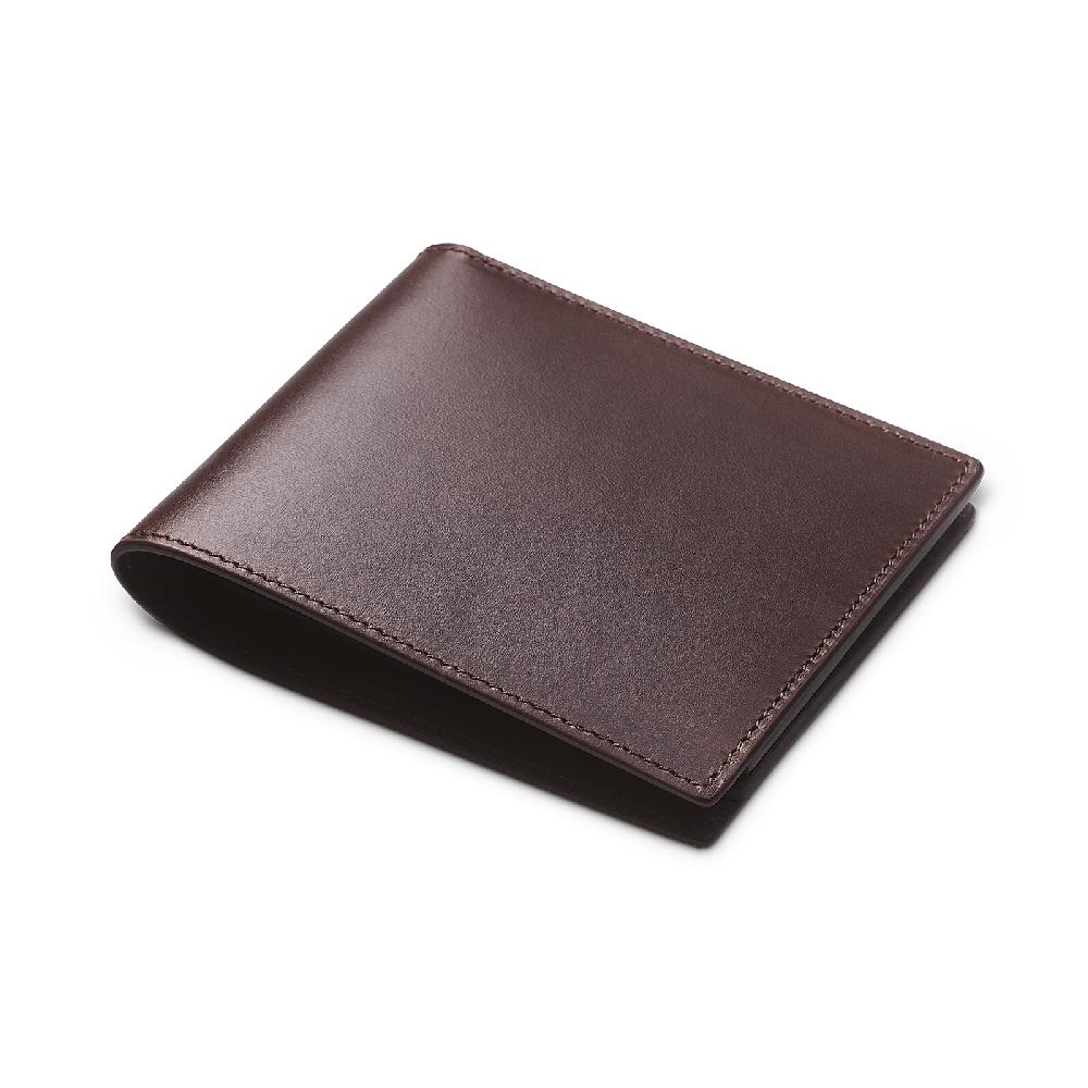 Crockett & Jones Billfold Wallet Smooth Leather Coffee Hurricane Hide