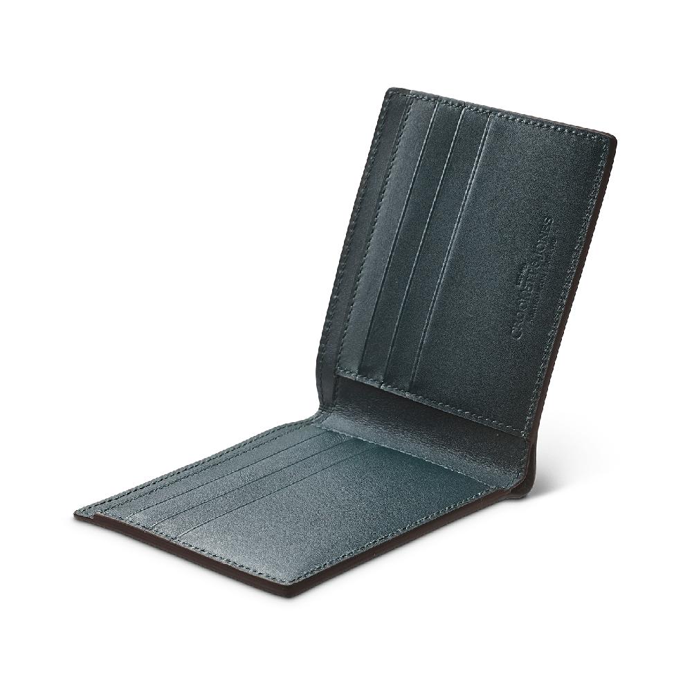 Crockett & Jones Billfold Wallet Smooth Leather Coffee Hurricane Hide