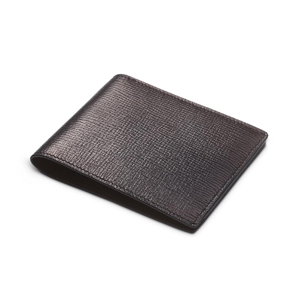 Crockett & Jones Billfold Wallet Willow Grain Black Willow Grain