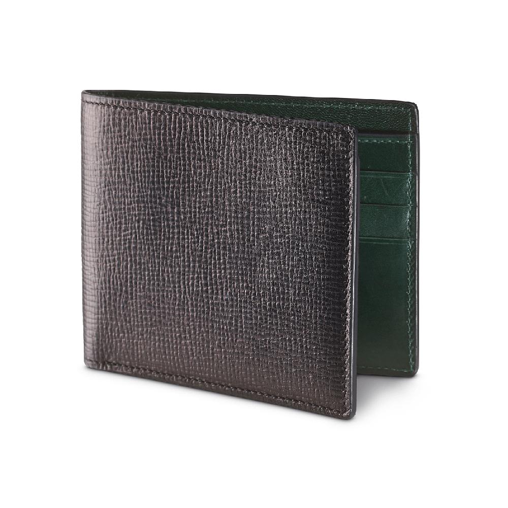crockett & jones Billfold Wallet Willow Grain Black Willow Grain