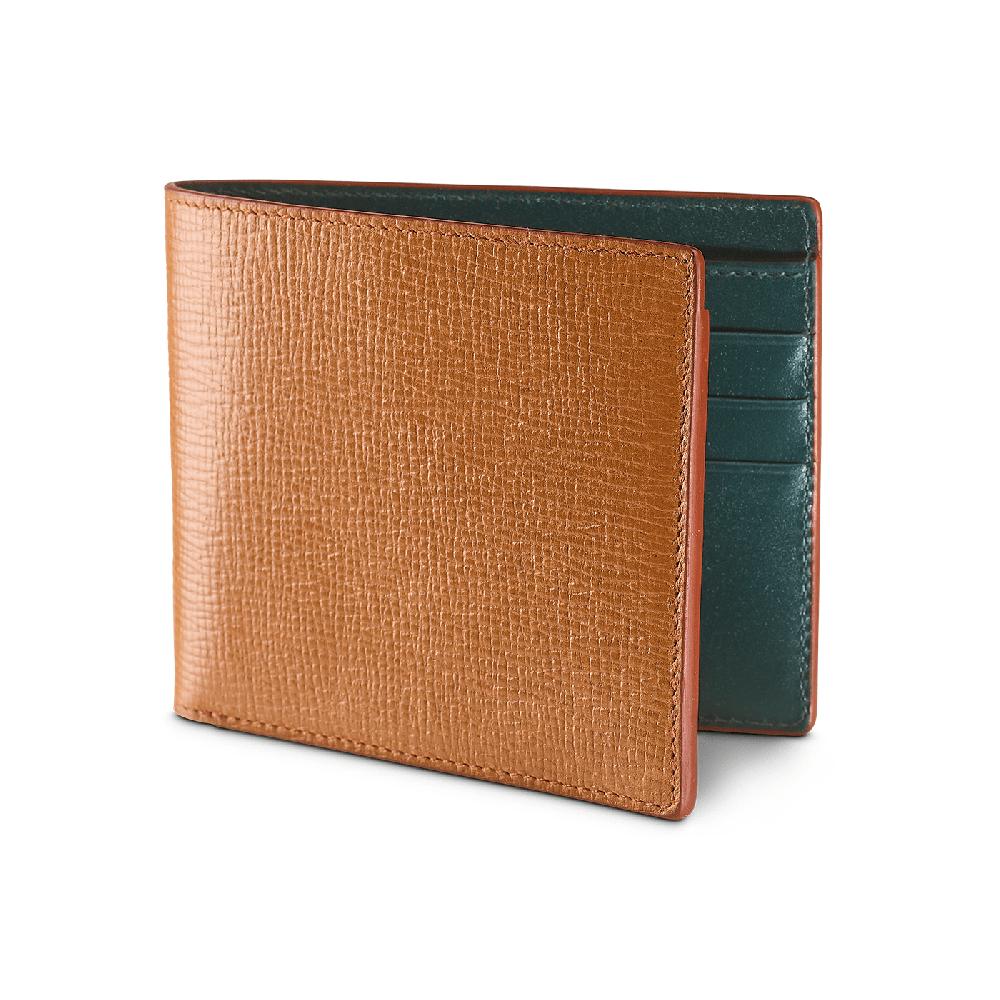 crockett & jones Billfold Wallet Willow Grain Tan Willow Grain