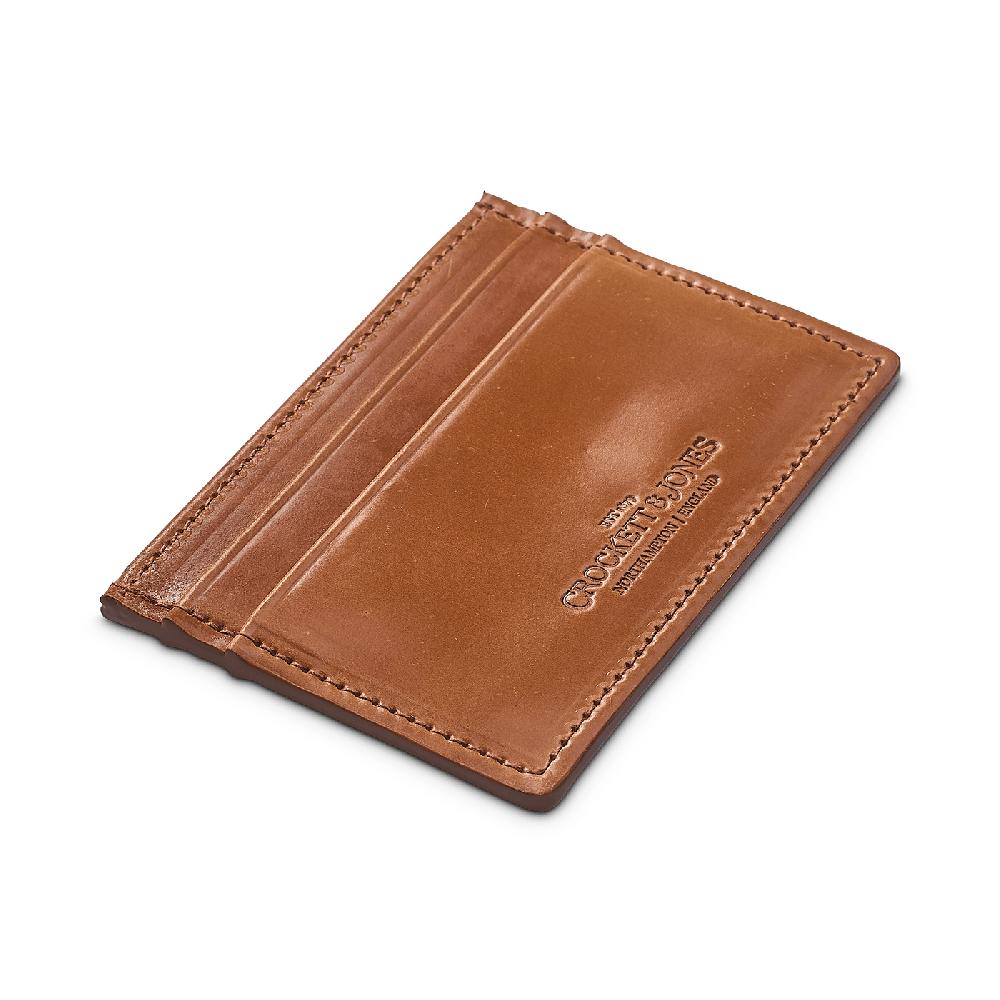 Crockett & Jones Card Holder Cordovan Whisky Shell Cordovan
