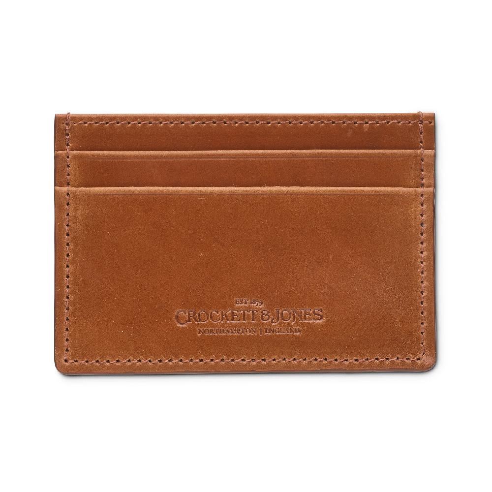 Crockett & Jones Card Holder Cordovan Whisky Shell Cordovan