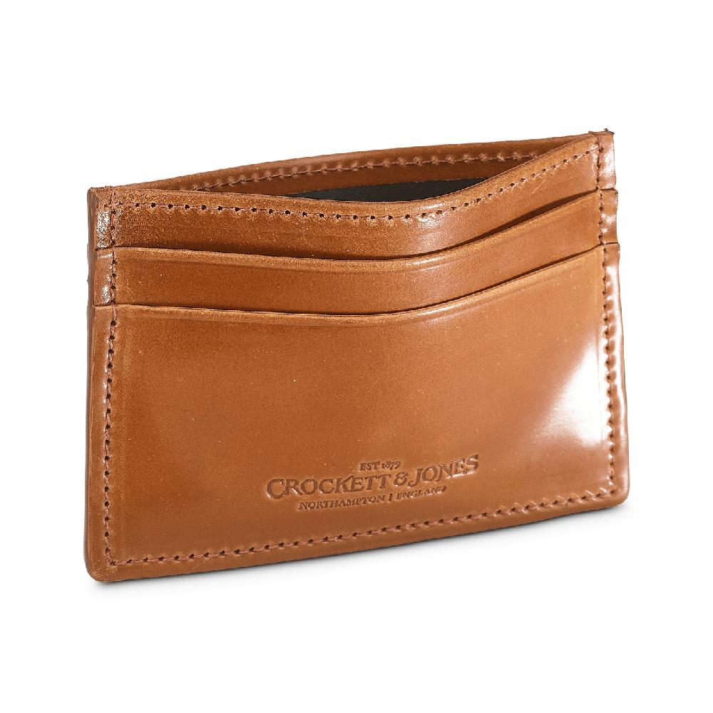 crockett & jones Card Holder Cordovan Whisky Shell Cordovan