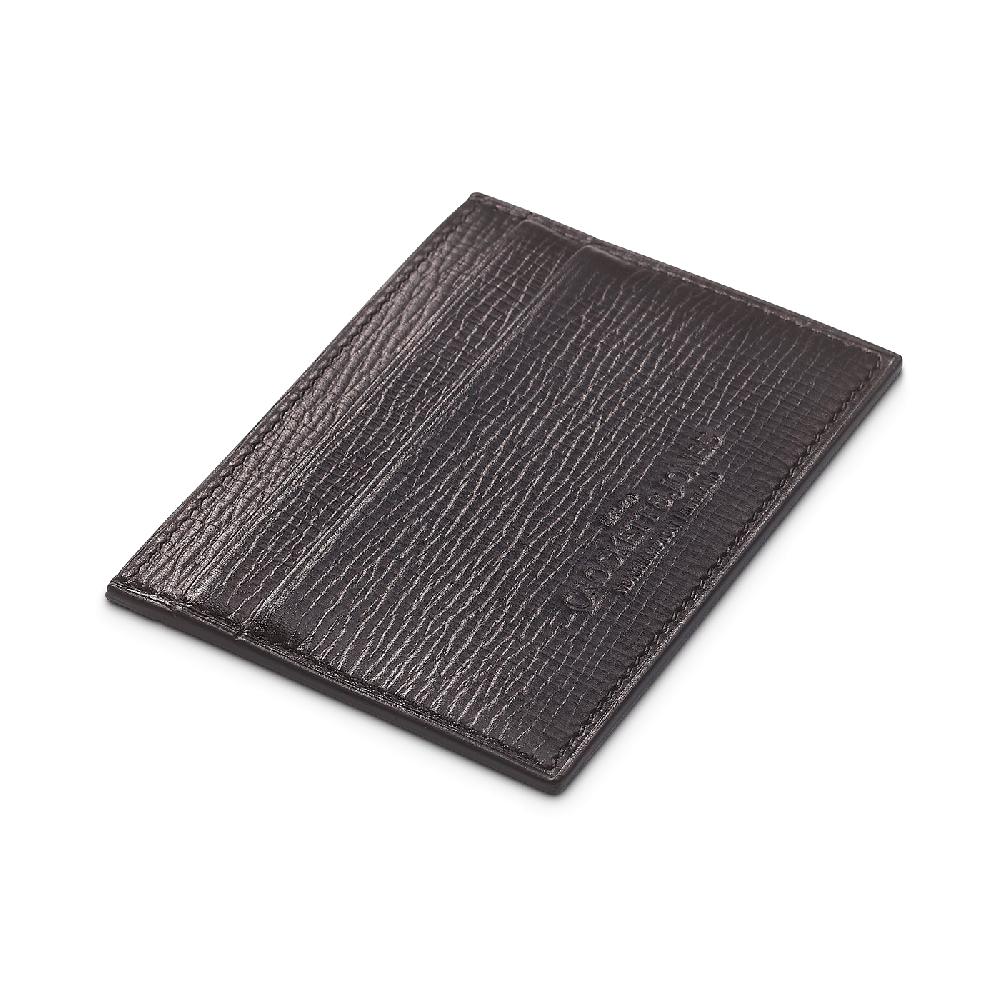 Crockett & Jones Card Holder Willow Grain Black Willow Grain