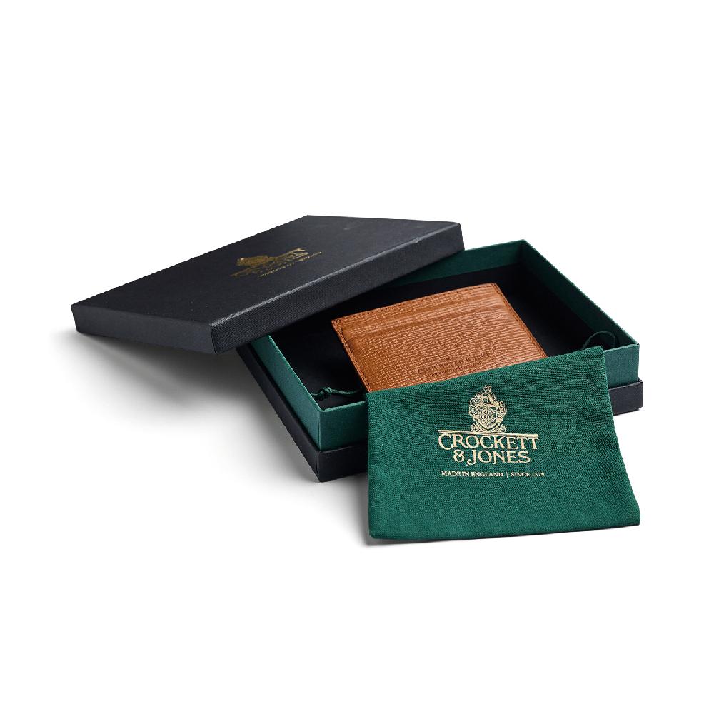 Crockett & Jones Card Holder Willow Grain Tan Willow Grain