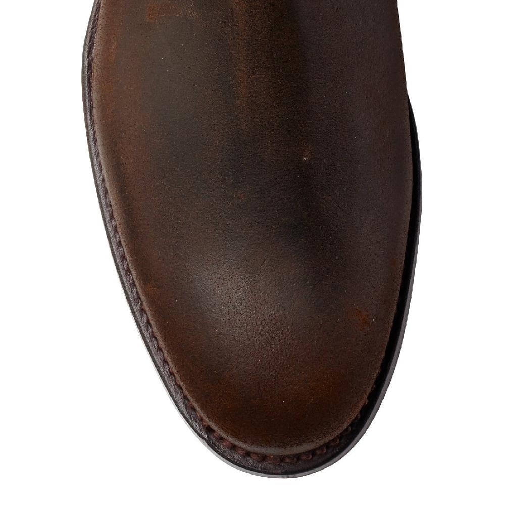 Crockett & Jones Chelsea 5 Dark Brown Rough-Out Suede