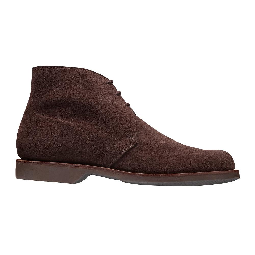 Crockett & Jones Chukka 4 Dark Brown Reverse Butt Suede