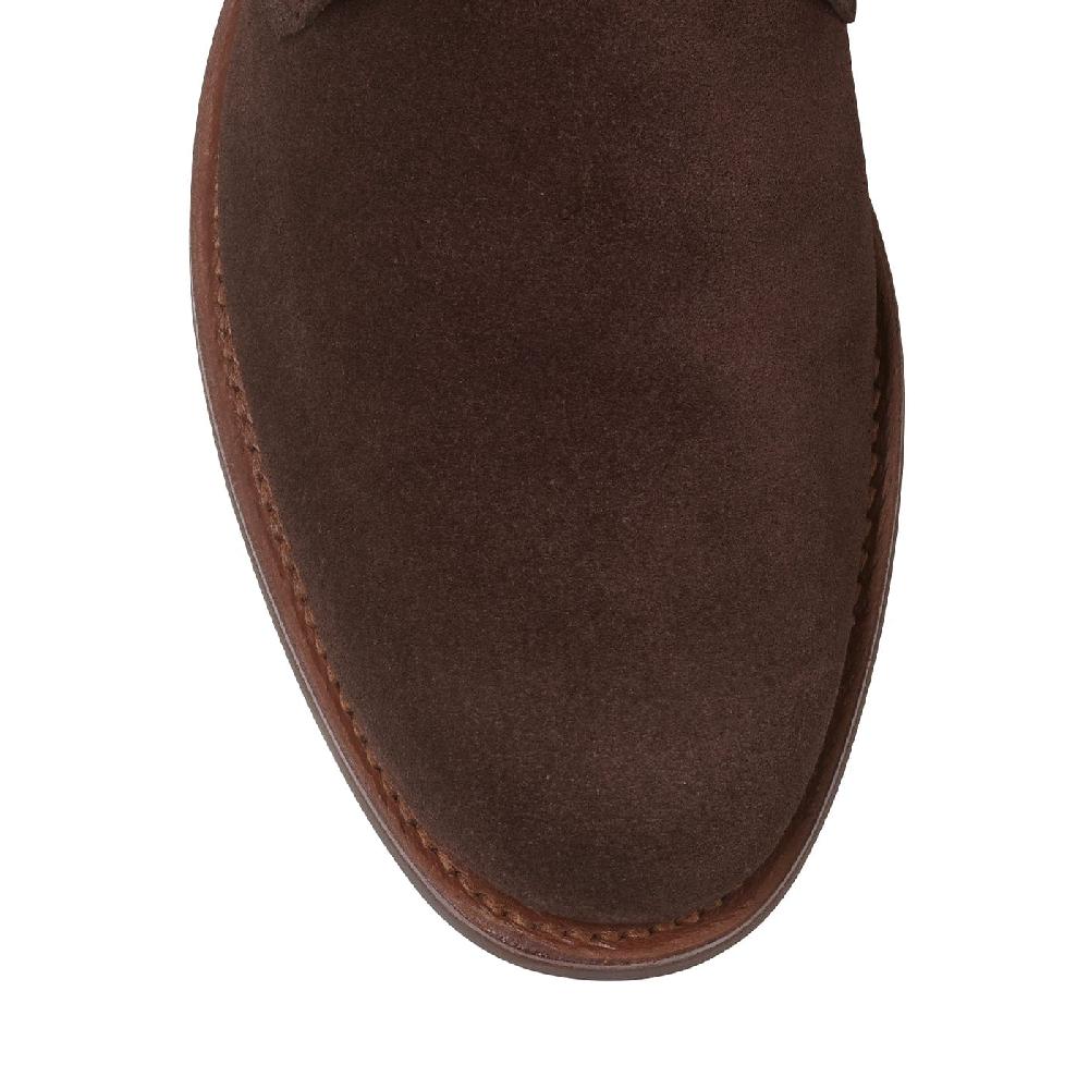Crockett & Jones Chukka 4 Dark Brown Reverse Butt Suede